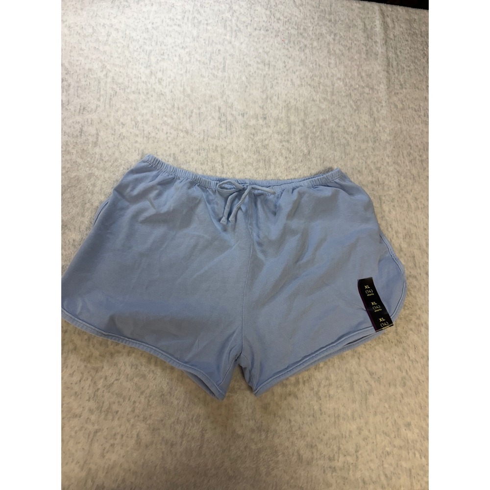 Target Girls XL 14 Light Blue Knit Dolphin‎ Shorts Elastic Waist Jersey Pastel